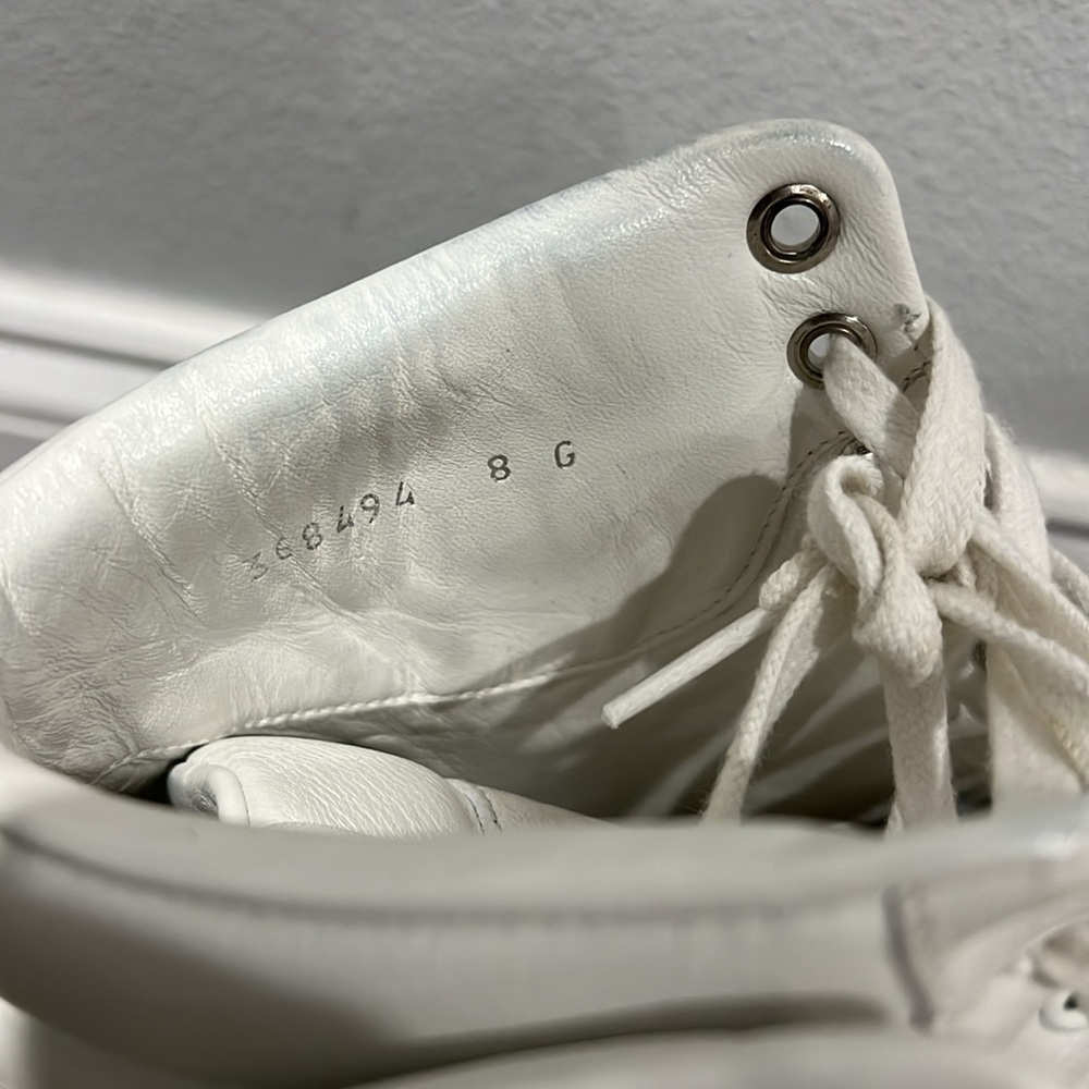 Gucci Men Sneakers (368494A3820) White/Gold - Picture 8 of 12